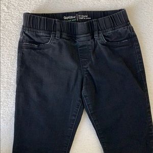 Legging Jeans Worn Black Wash EUC